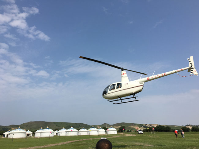 壩上直升飛機(jī)觀光