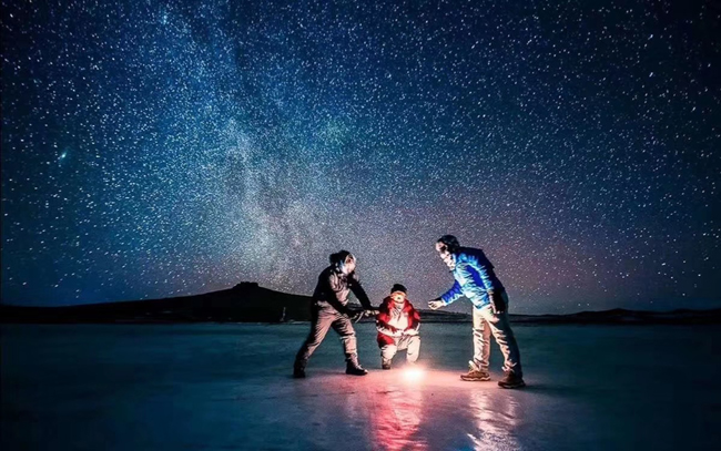 壩上星軌拍攝