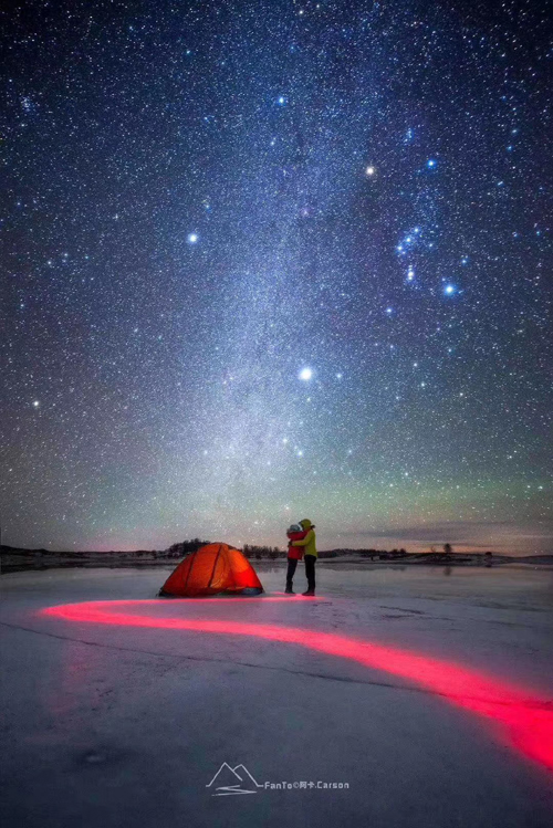 壩上星軌拍攝